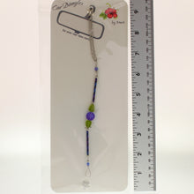 Load image into Gallery viewer, Herring - Car Dangles Irridized Amethyst-Leaf Green-Silver