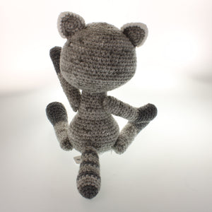 Freeman - Crochet gray raccoon