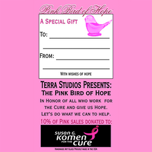 Load image into Gallery viewer, Pink Bird of Hope®  – Adult