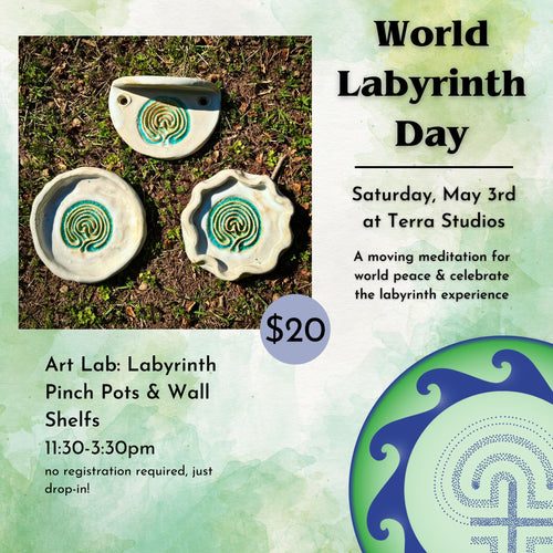 Art Lab: Labyrinth Pinch Pots and Wall Shelves