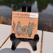 Load image into Gallery viewer, Roberts-Biely - Dangly Earrings - Sterling Silver Cicada Wing Large