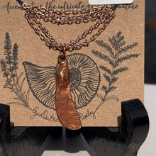 Load image into Gallery viewer, Roberts-Biely -Small Copper Maple Seed Necklace 18" total