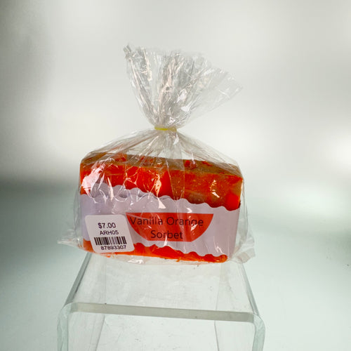 Hattabaugh- Vanilla Orange Sorbet Soap