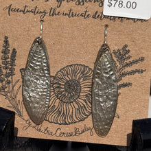 Load image into Gallery viewer, Roberts-Biely - Dangly Earrings - Sterling Silver Cicada Wing Large