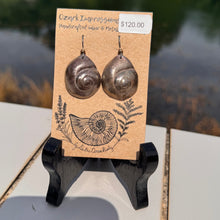 Load image into Gallery viewer, Roberts-Biely - Dangly Earrings - Sterling Silver Large Snail Shell