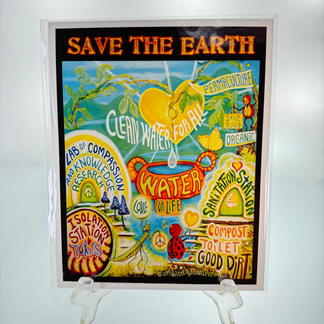 Damon - Save the Earth, 8x10 Print