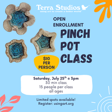 Load image into Gallery viewer, Open Enrollment Classes: Pinch Pot