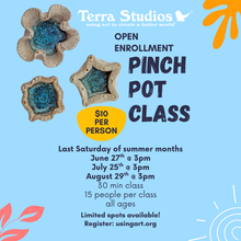Load image into Gallery viewer, Open Enrollment Classes: Pinch Pot