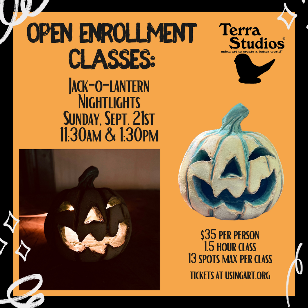 Open Enrollment Class: Jack-O-Lantern Nightlight