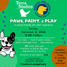 Load image into Gallery viewer, Paws, Paint, &amp; Play: Dog Ornament workshop ticket