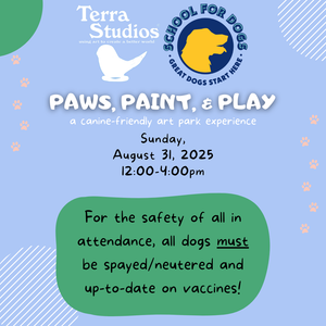 Paws, Paint, & Play: dog park + art lab ticket