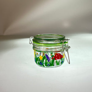 Dean - lidded jar floral short