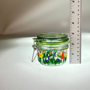 Dean - lidded jar floral short