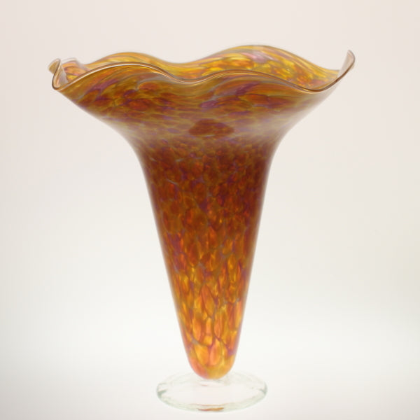 Carter - Flare Vase Orange-Pink