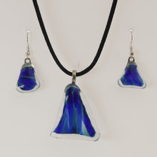 Load image into Gallery viewer, Carter - Necklace-Earring Set Cobalt-Skyblue