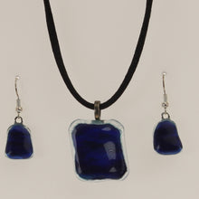 Load image into Gallery viewer, Carter - Necklace-Earring Set Cobalt