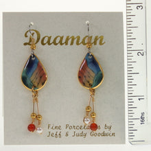 Load image into Gallery viewer, Goodwin - Salmon Wire Tadpole Earrings