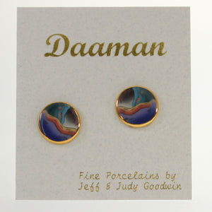 Goodwin - Rocky Path Button Earrings