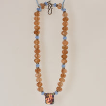 Load image into Gallery viewer, Dolan &amp; Fuller - Necklace Irridized Amber-Blue