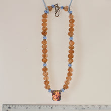Load image into Gallery viewer, Dolan &amp; Fuller - Necklace Irridized Amber-Blue