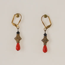 Load image into Gallery viewer, Dolan &amp; Fuller - Earrings Gold-Orange