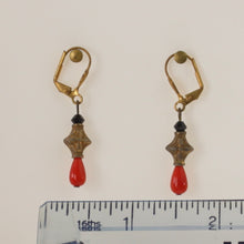 Load image into Gallery viewer, Dolan &amp; Fuller - Earrings Gold-Orange
