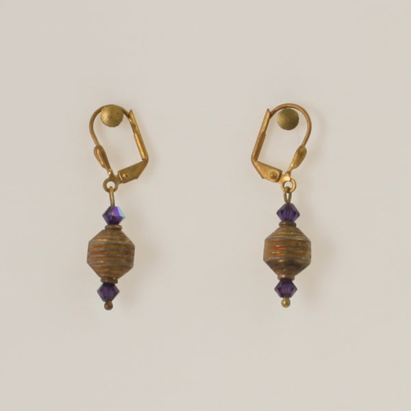 Dolan & Fuller - Earrings Gold-Lavender