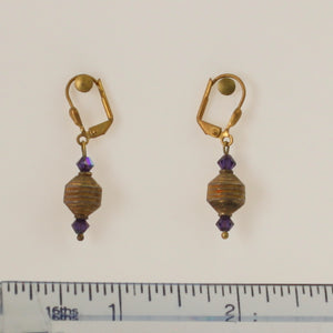 Dolan & Fuller - Earrings Gold-Lavender