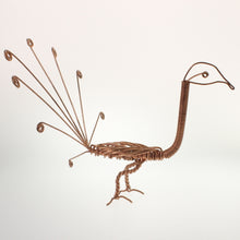 Load image into Gallery viewer, Carmona - Peacock Sculpture Copper