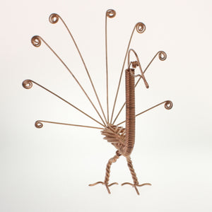 Carmona - Peacock Sculpture Copper