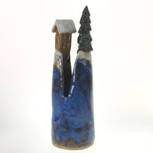 Load image into Gallery viewer, Hannaman - Tree Village Sculpture Cobalt-Takisho