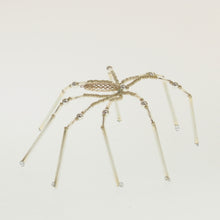 Load image into Gallery viewer, Red Star - Christmas Spider Silver