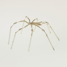 Load image into Gallery viewer, Red Star - Christmas Spider Silver