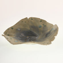 Load image into Gallery viewer, Red Star - Swirl Dish Seafoam-Off White