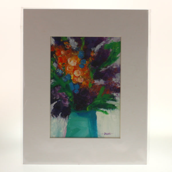 Stinebaugh - Acrylic Flower Painting Multicolor