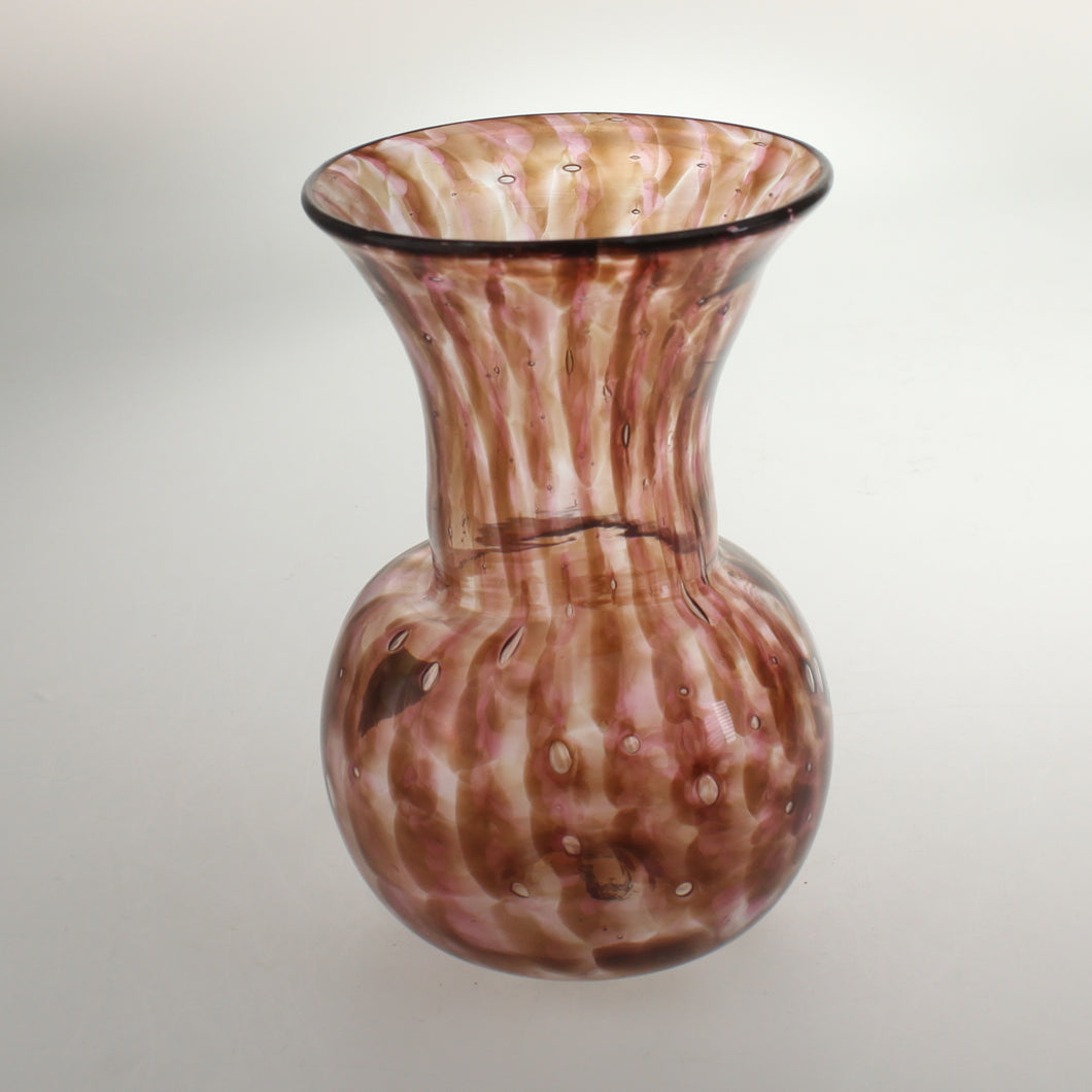 Carter - Bulb Vase Pink and Brown