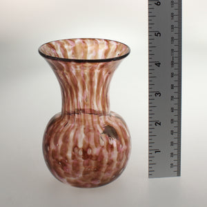 Carter - Bulb Vase Pink and Brown
