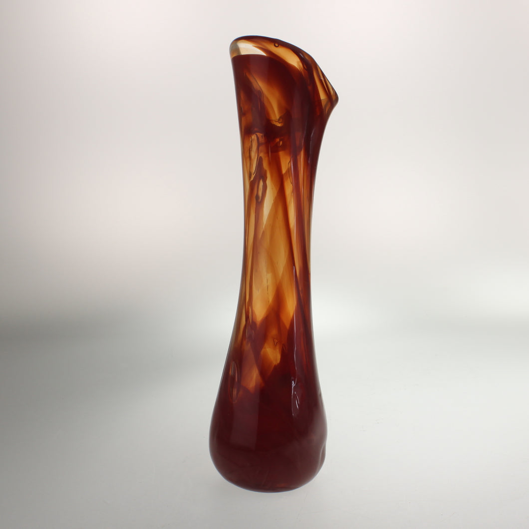 Carter- Vase Crimson and Orange