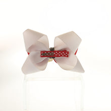 Load image into Gallery viewer, Kunz - Hair Bow Red White and Gold