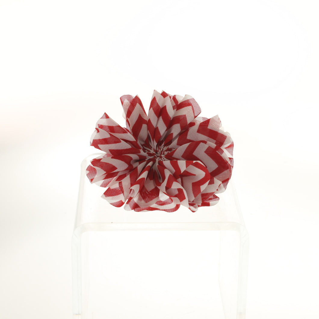 Kunz - Hair Bow Red and white