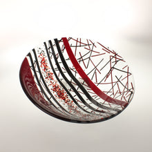 Load image into Gallery viewer, James - bowl, red and black
